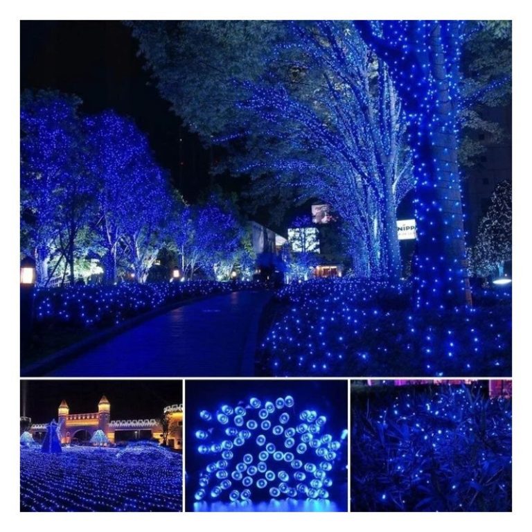 Božićne Lampice – 200 Led, Za Unutra I Van, 13×8×6,5 Cm, Plave 4