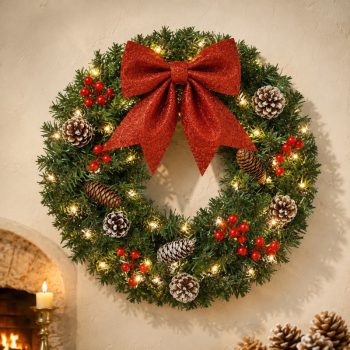 Božićni Vijenac – 50 Led, 40 Cm 2