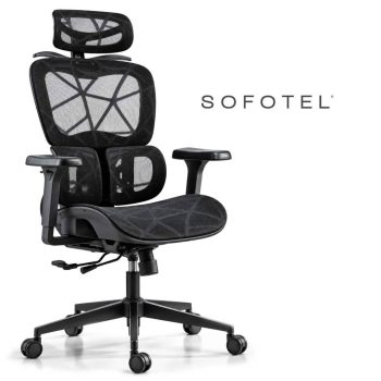 Ergonomska Uredska Stolica Sofotel Altis Crna 14