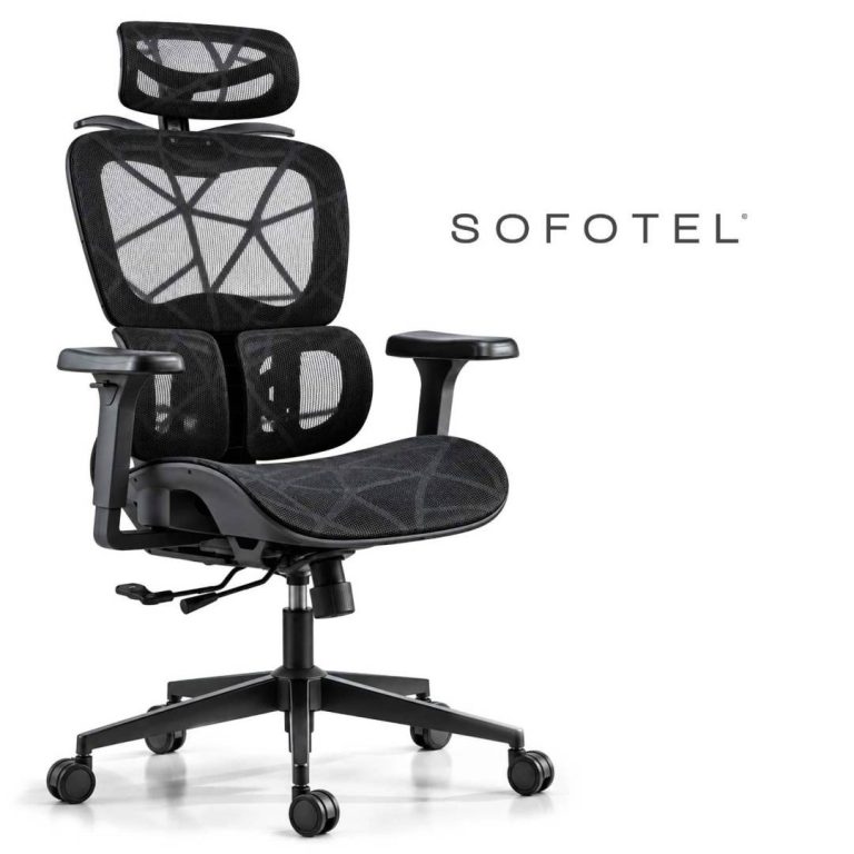 Ergonomska Uredska Stolica Sofotel Altis Crna 14