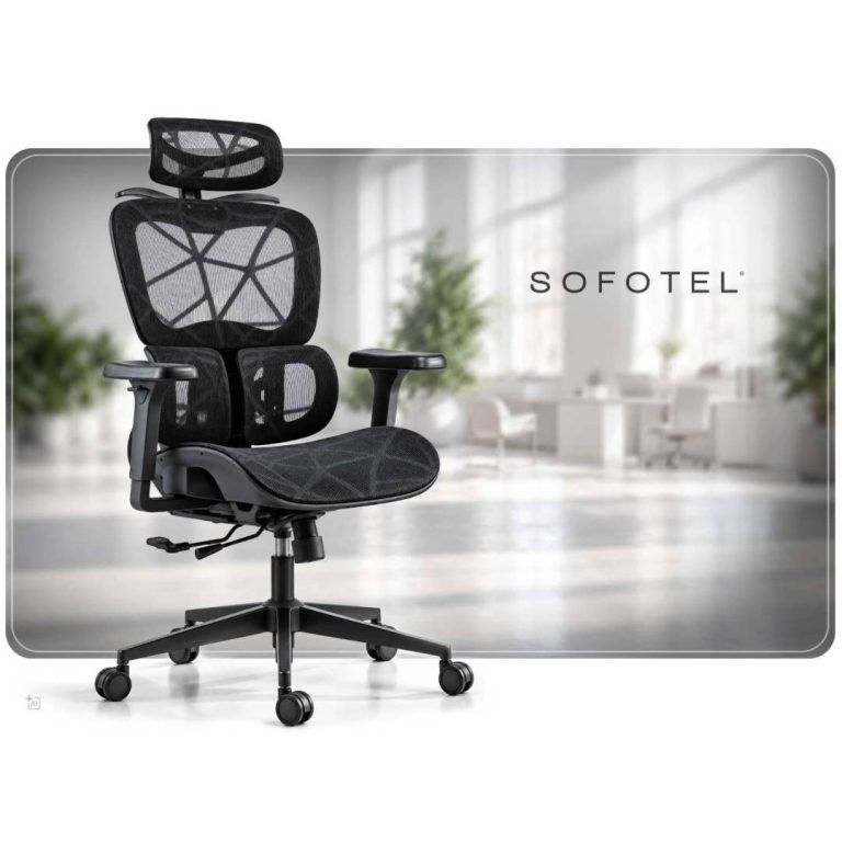 Ergonomska Uredska Stolica Sofotel Altis Crna 2