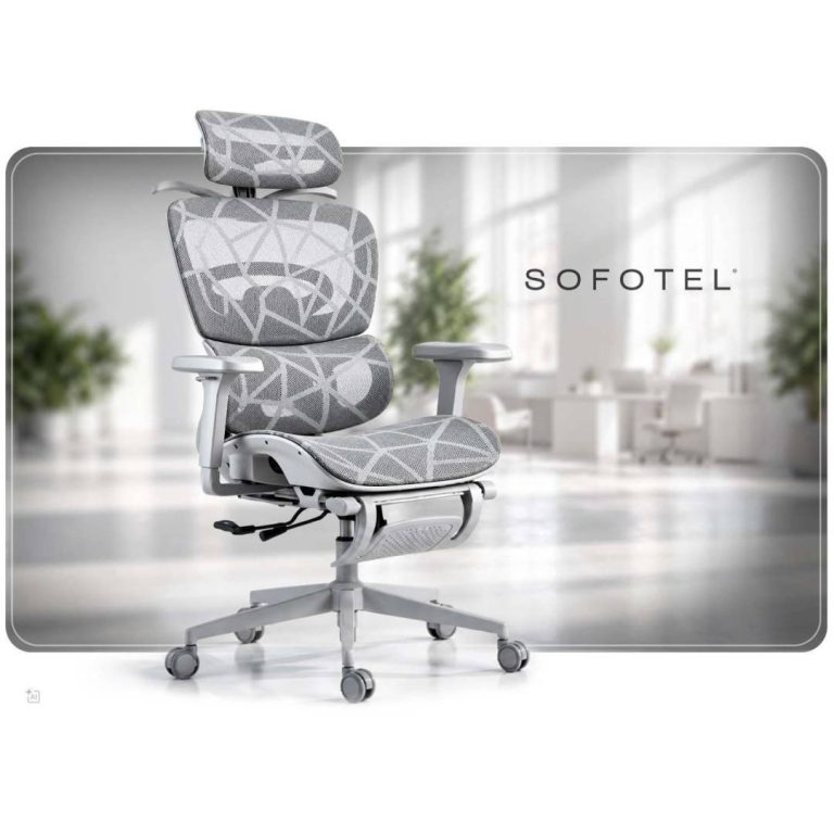 Ergonomska Uredska Stolica Sofotel Avion Bež 2