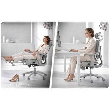 Ergonomska Uredska Stolica Sofotel Avion Bež 3