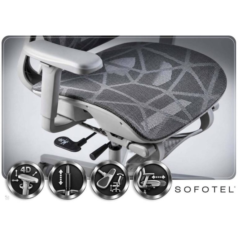 Ergonomska Uredska Stolica Sofotel Avion Bež 8