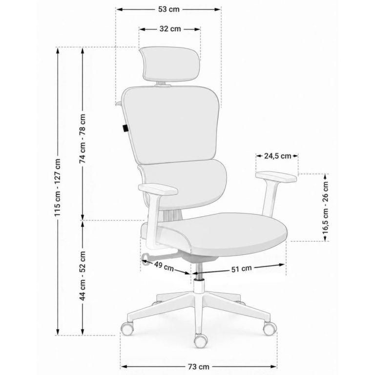 Ergonomska Uredska Stolica Sofotel Nicea Bež 10