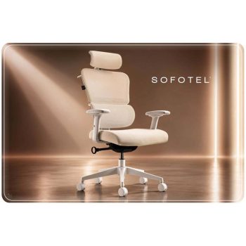 Ergonomska Uredska Stolica Sofotel Nicea Bež 2
