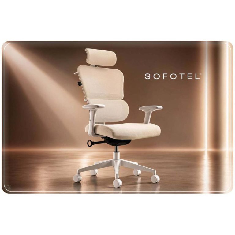 Ergonomska Uredska Stolica Sofotel Nicea Bež 2