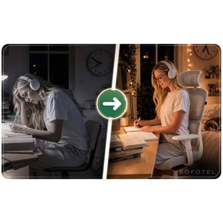Ergonomska Uredska Stolica Sofotel Nicea Bež 3