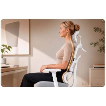 Ergonomska Uredska Stolica Sofotel Nicea Bež 4