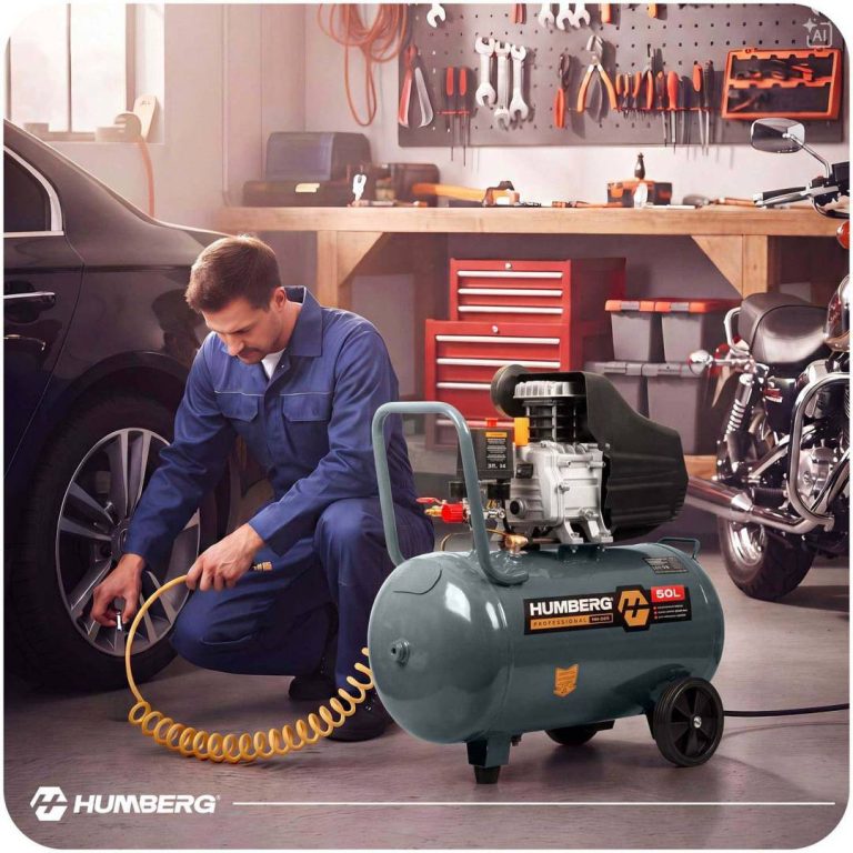 Humberg Uljni Kompresor Zraka 50 L Narancasti 11