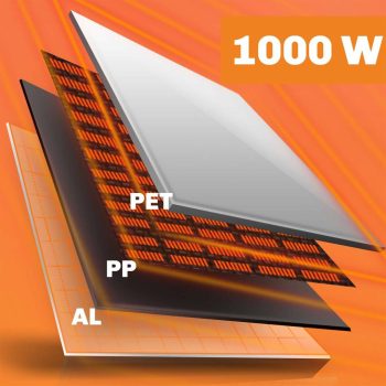 Infracrveni Grijaći Panel Berdsen Bd 991 1000 W Bež 5