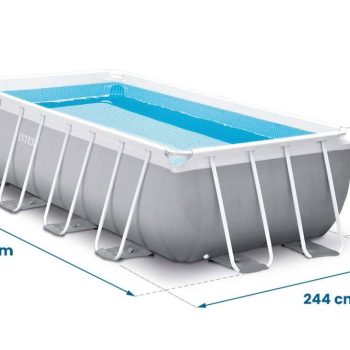 Intex Prism Frame Bazen S Konstrukcijom 488 X 244 X 107 Cm šareni 6