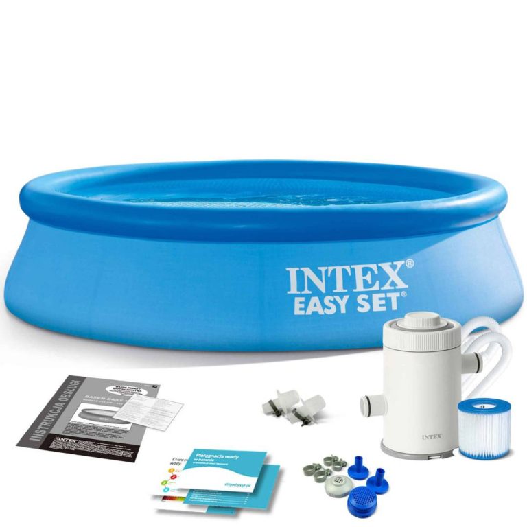 Intex Bazen S Napuhavajućim Prstenom 244 X 61 Cm S Pumpom 1
