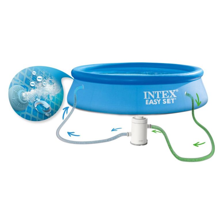Intex Bazen S Napuhavajućim Prstenom 244 X 61 Cm S Pumpom 3