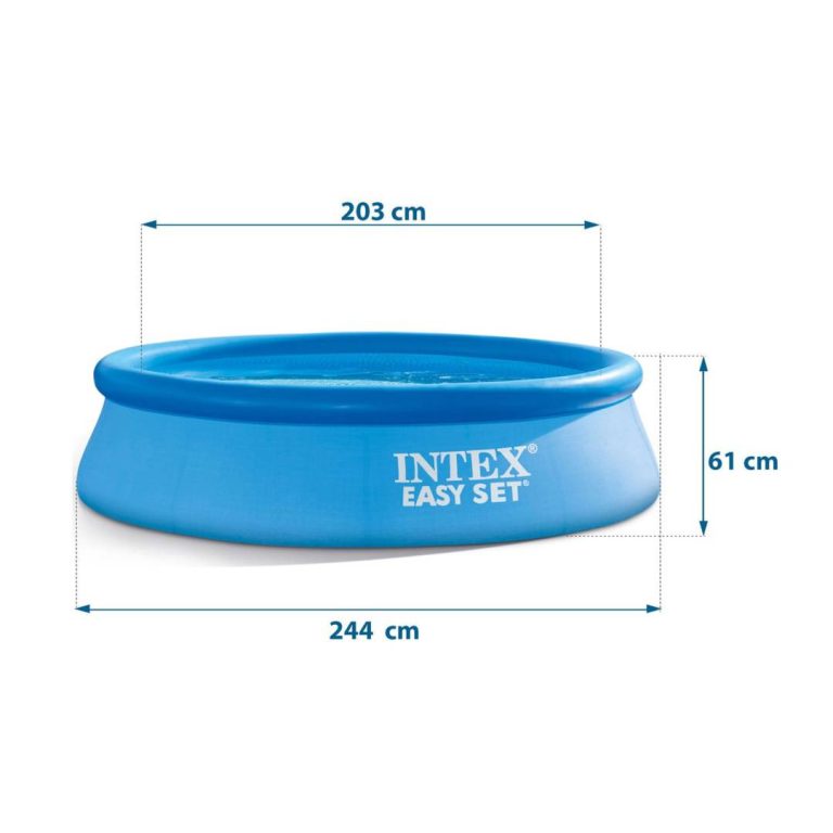 Intex Bazen S Napuhavajućim Prstenom 244 X 61 Cm Set 16 U 1 Plavi 4