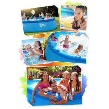 Intex Bazen S Napuhavajućim Prstenom 244 X 61 Cm Set 16 U 1 Plavi 9