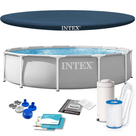 Intex Okvirni Bazen 366 X 76 Cm S Filtracijskom Pumpom 1