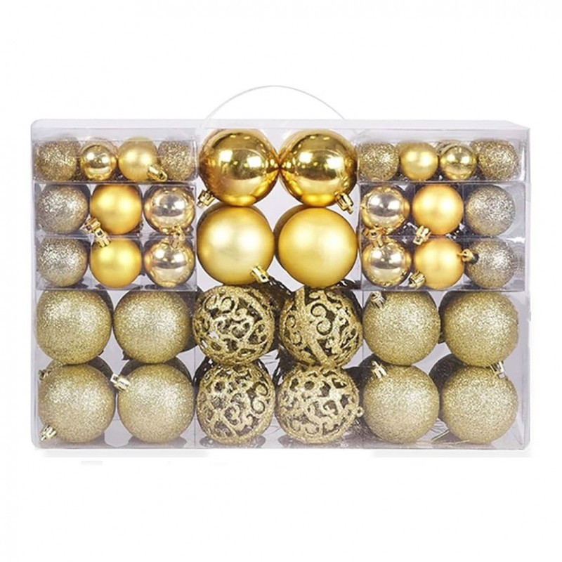 Kuglice Za Bor – Set Od 100 Kom, 36×23×12 Cm, Zlatne 3