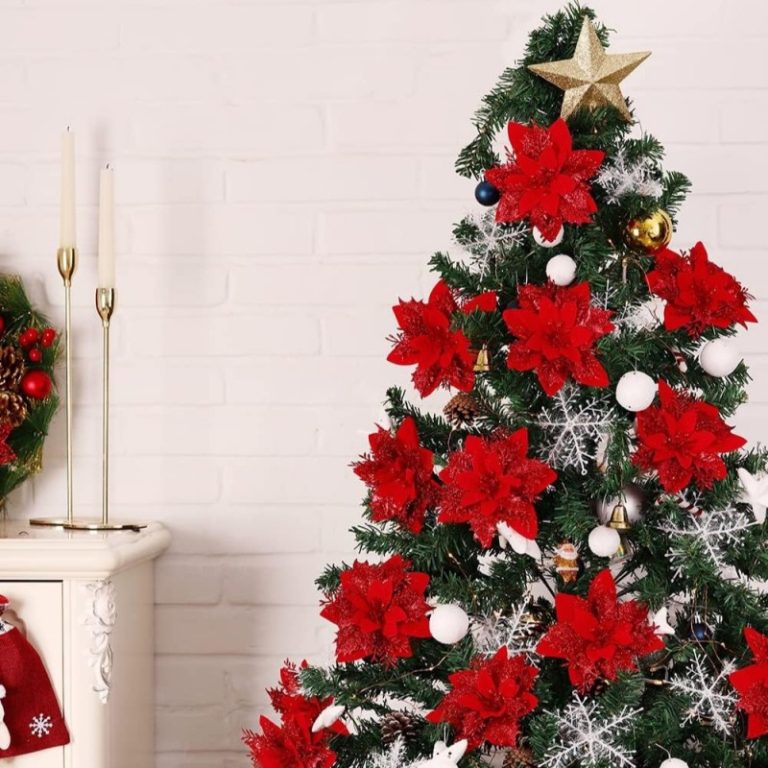 Kuglice Za Bor – Set Od 12 Kom, 14 Cm, Crvene 4