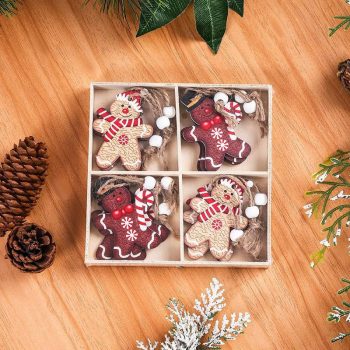 Kuglice Za Bor – Set Od 12 Kom, Drvo, 6,5×5 Cm 2