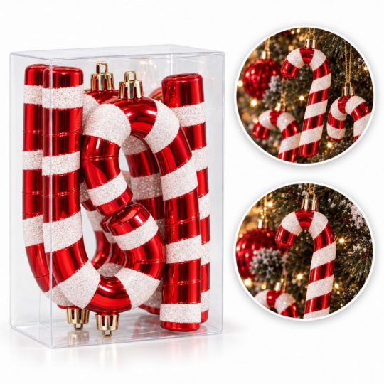 Kuglice Za Bor – Set Od 4 Kom, 7×14 Cm, Bijele 1