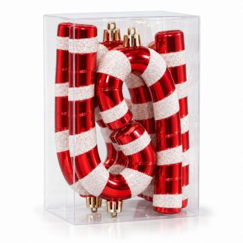 Kuglice Za Bor – Set Od 4 Kom, 7×14 Cm, Bijele 4