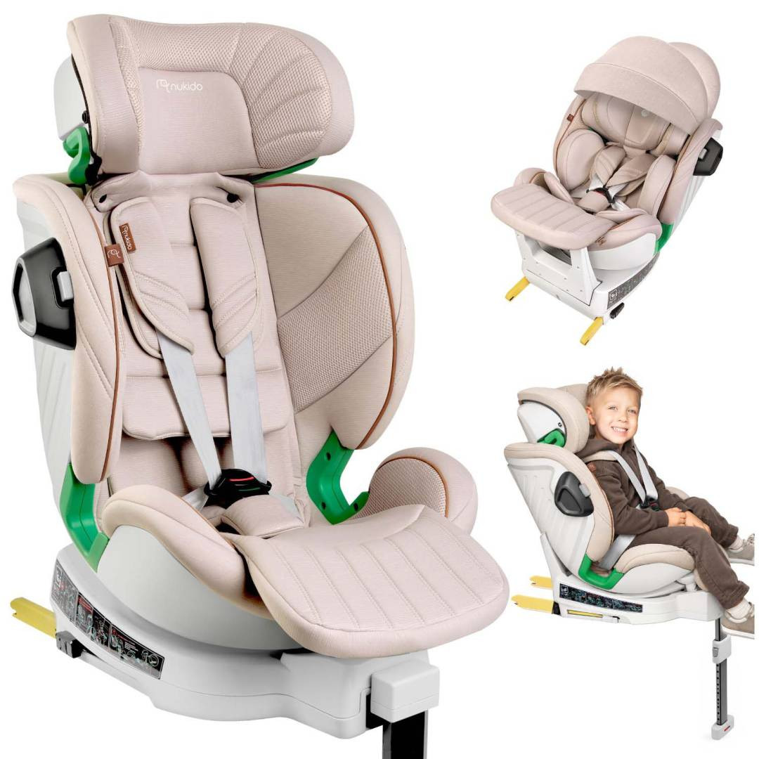 Nukido Shelly Autosjedalica I Size Isofix 40–150 Cm Bež 1