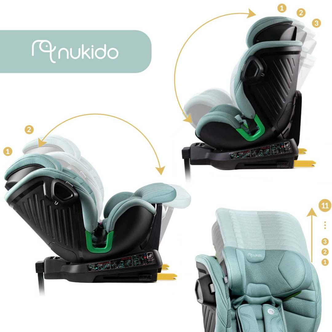 Nukido Shelly Okretna Autosjedalica I Size 40–150 Cm Bež 6