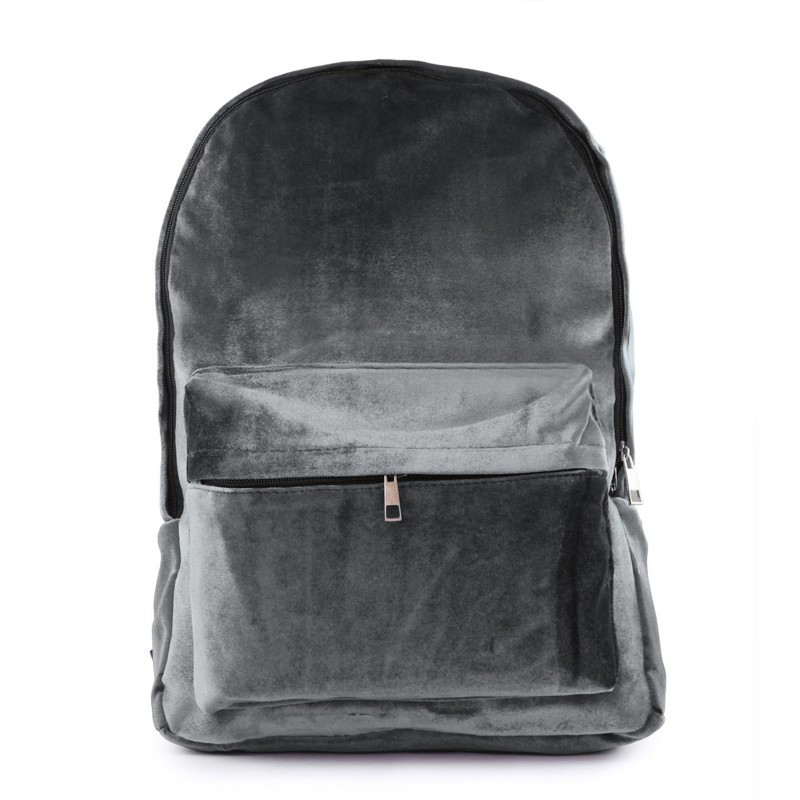 Ruksak – Od Baršuna, 12×42 Cm, Sivi 1