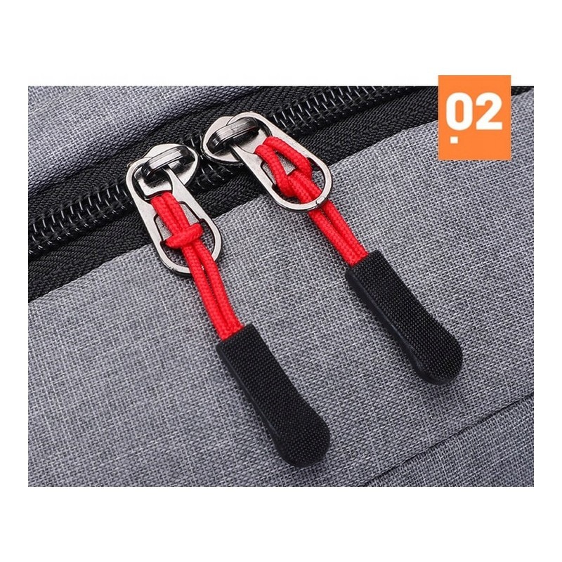 Školski Ruksak – S Usb Priključkom, 43×30 Cm, Sivi 4