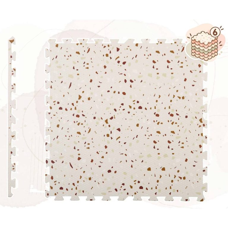 Svijetlosmeđa Pjenasta Podloga Puzzle Ricokids 175 × 118 Cm Bež 8