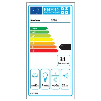 Teleskopska Kuhinjska Napa Berdsen Bt 244 50 Cm Crna 13