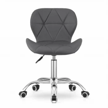Uredska Stolica Outlet Avola Grey Leather 1