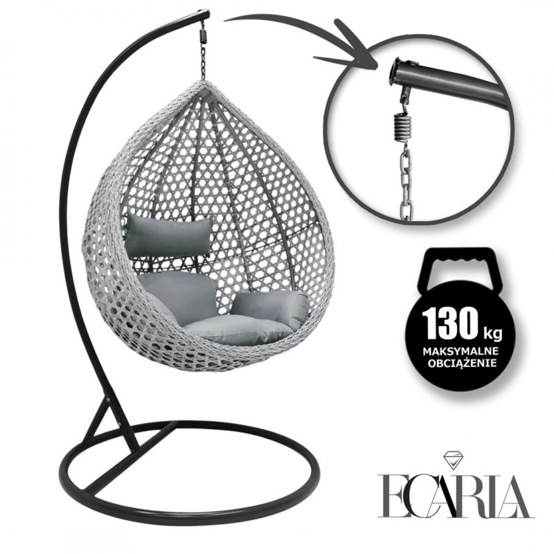 Viseća Fotelja – Kokon, 110×95 Cm, Crna, Kr27 1